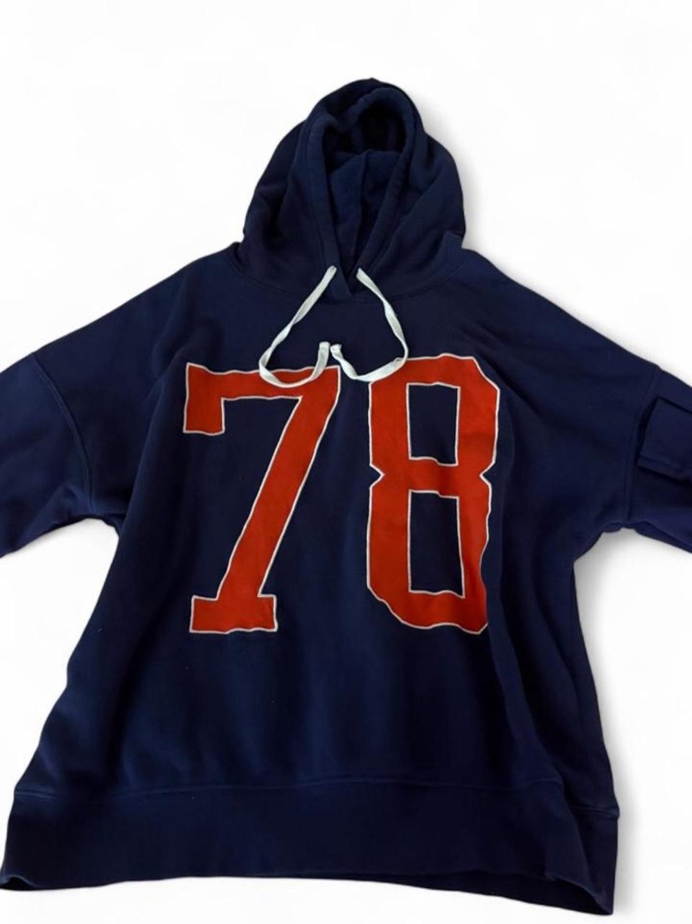 Grayson Threads Navy Hoodie with Red '78' Graphic